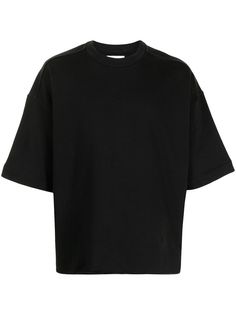 Jil Sander футболка свободного кроя с круглым вырезом
