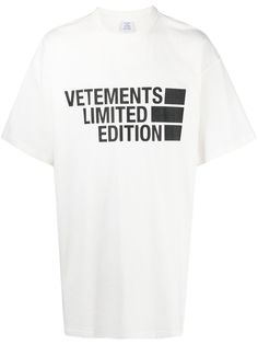 VETEMENTS футболка с логотипом