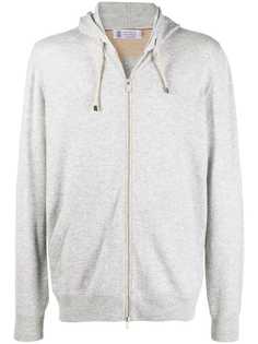 Brunello Cucinelli кашемировое худи на молнии