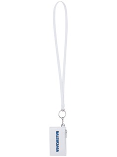 Balenciaga кошелек со шнурком на шею и логотипом