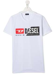 Diesel Kids футболка с логотипом