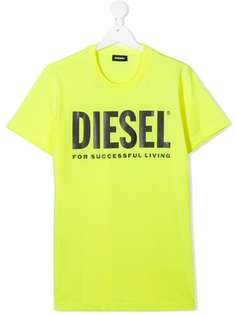 Diesel Kids футболка с круглым вырезом и логотипом