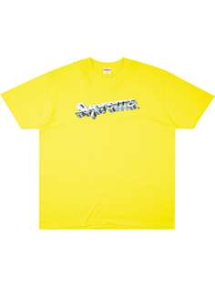 Supreme футболка Chrome с логотипом