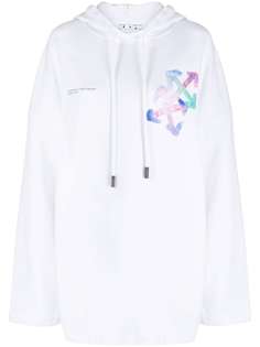 Off-White худи с логотипом Watercolour Arrows