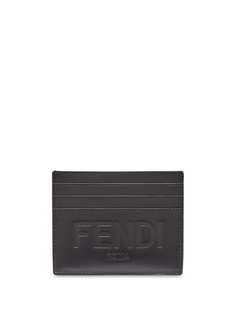 Fendi картхолдер с тисненым логотипом