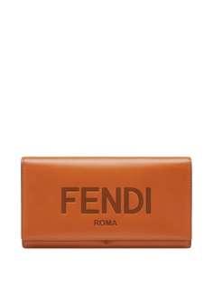 Fendi кошелек с тисненым логотипом