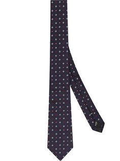 Fendi галстук с логотипом FF
