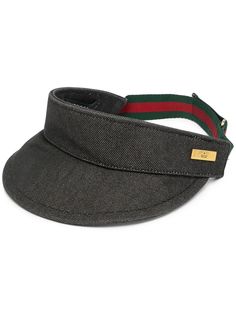 Gucci Pre-Owned козырек с отделкой Web