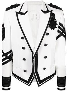 Balmain пиджак с аппликацией