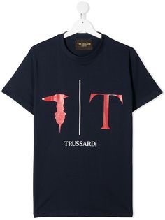 TRUSSARDI JUNIOR футболка с логотипом