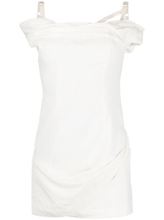 Jacquemus платье мини с открытыми плечами
