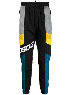 Dsquared2 спортивные брюки в стиле колор-блок