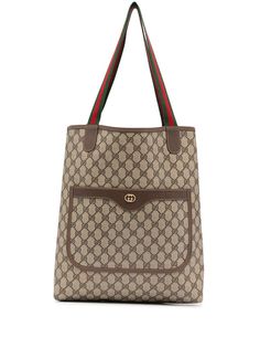 Gucci Pre-Owned сумка-тоут с узором GG Supreme
