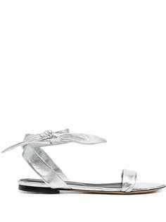 Isabel Marant сандалии с эффектом металлик