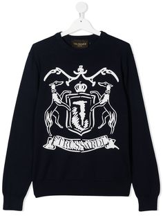 TRUSSARDI JUNIOR толстовка с принтом