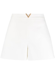 Valentino шорты строгого кроя с логотипом VLogo Signature
