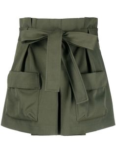 RED Valentino шорты карго с поясом