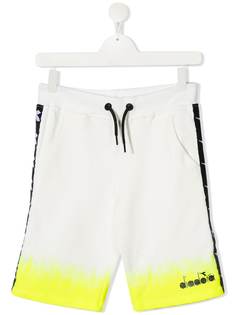 Diadora Junior шорты со вставками и логотипом