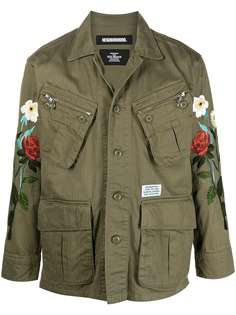 Neighborhood куртка-рубашка с цветочной вышивкой