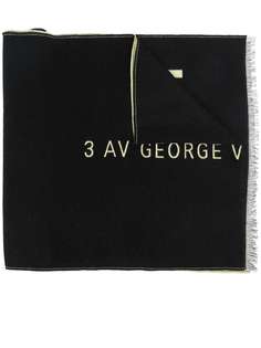 Givenchy шарф с вышитым логотипом