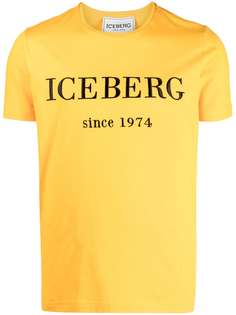 Iceberg футболка с вышитым логотипом