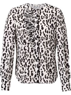 Jason Wu Collection блузка с леопардовым принтом