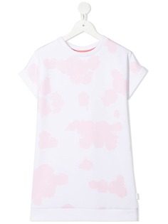 BOSS Kidswear платье-футболка с эффектом разбрызганной краски