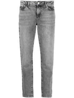 Karl Lagerfeld прямые джинсы Essential средней посадки