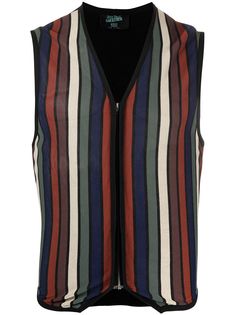 Jean Paul Gaultier Pre-Owned полосатый жилет 1990-х годов