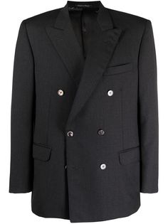 Pierre Cardin Pre-Owned двубортный пиджак 1980-х годов с заостренными лацканами