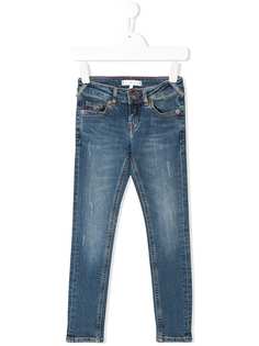Tommy Hilfiger Junior джинсы скинни с выцветшим эффектом