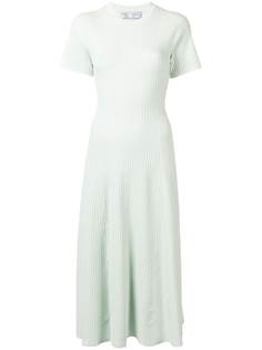 Proenza Schouler White Label платье в рубчик с вырезом
