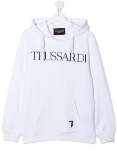 TRUSSARDI JUNIOR худи с кулиской и логотипом