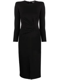 Giorgio Armani облегающее платье со сборками