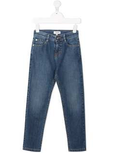 LANVIN Enfant джинсы скинни средней посадки