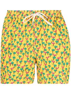 MC2 Saint Barth плавки-шорты Flamingo Palms