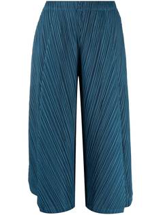 Pleats Please Issey Miyake плиссированные широкие брюки с завышенной талией