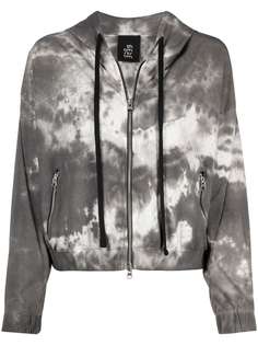 Thom Krom худи на молнии с принтом тай-дай