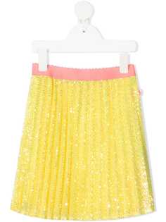 Billieblush плиссированная юбка миди с пайетками