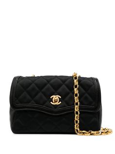 Chanel Pre-Owned стеганая сумка через плечо Bijoux