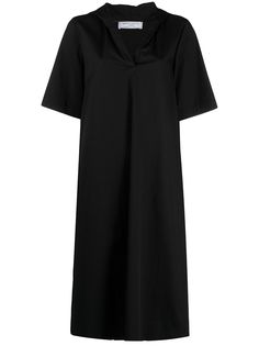 Société Anonyme платье-трапеция с капюшоном