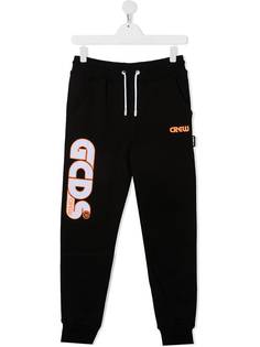 Gcds Kids спортивные брюки с вышитым логотипом