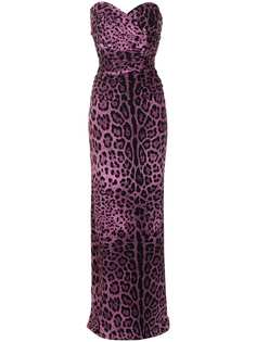 Dolce & Gabbana Pre-Owned платье с леопардовым принтом