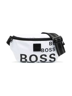 BOSS Kidswear поясная сумка с логотипом