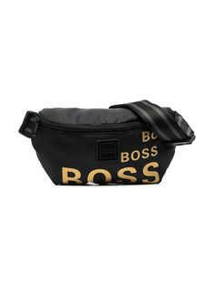 BOSS Kidswear поясная сумка с логотипом