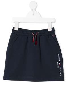 Tommy Hilfiger Junior юбка с вышитым логотипом