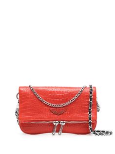Zadig&Voltaire мини-сумка с тиснением под кожу крокодила