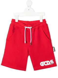 Gcds Kids шорты из джерси с логотипом