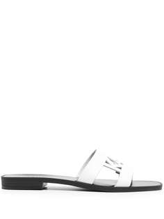 Karl Lagerfeld сандалии с вырезанным логотипом