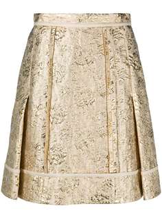 Moschino жаккардовая юбка с цветочным узором